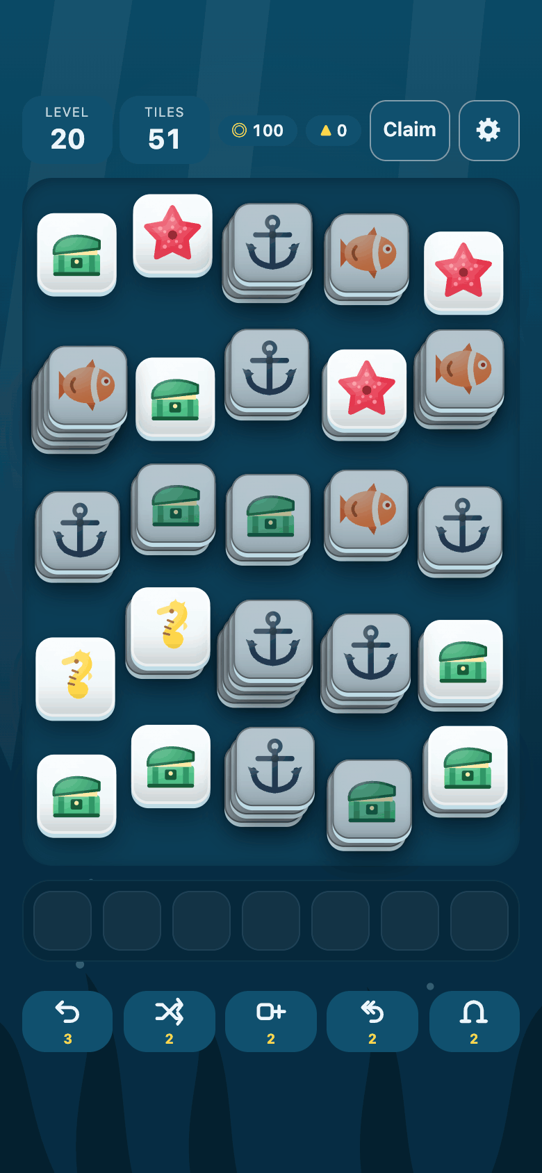Six art packs. One to start, five to unlock. Nine hand-drawn icons each.